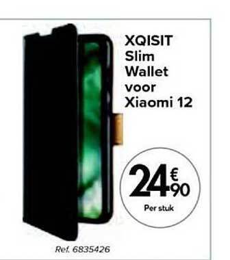 Carrefour Xqisit slim wallet voor xiaomi 12 aanbieding