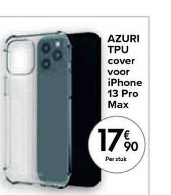 Carrefour Azuri tpu cover voor iphone 13 pro max aanbieding
