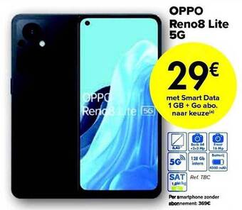 Carrefour Oppo reno8 lite 5g aanbieding