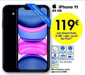 Carrefour Iphone 11 64gb aanbieding