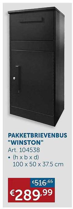 Zelfbouwmarkt Pakketbrievenbus aanbieding
