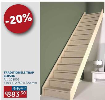 Zelfbouwmarkt Traditionele trap leipzig aanbieding