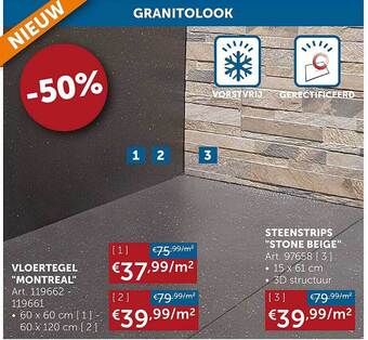 Zelfbouwmarkt Vloertegel aanbieding