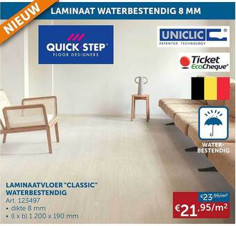 Zelfbouwmarkt Laminaatvloer aanbieding