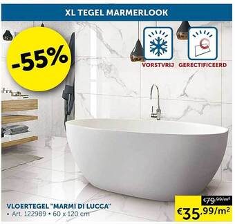 Zelfbouwmarkt Vloertegel aanbieding