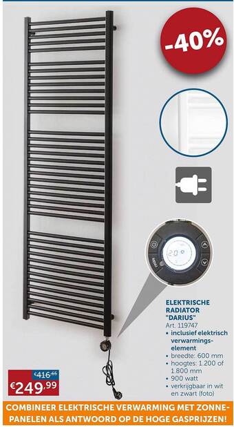 Zelfbouwmarkt Elektrische radiator aanbieding