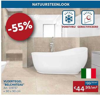 Zelfbouwmarkt Vloertegel aanbieding