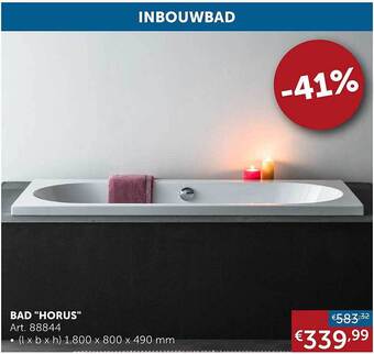 Zelfbouwmarkt Bad aanbieding