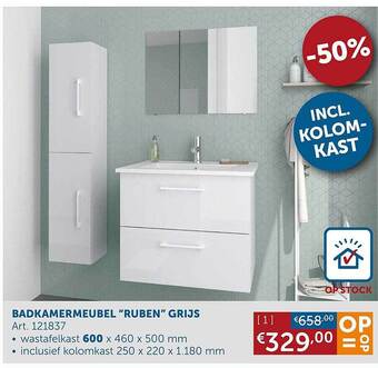 Zelfbouwmarkt Badkamermeubel aanbieding