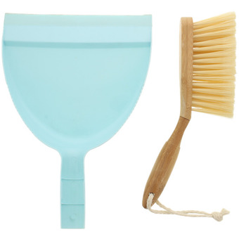 Action Bamboe stoffer en blik aanbieding