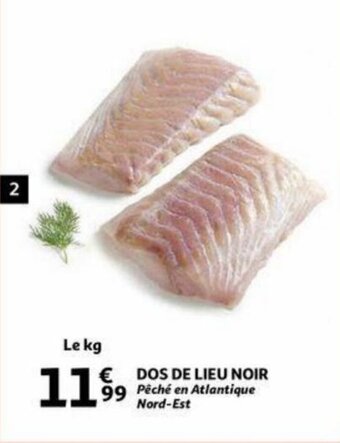 Auchan Dos De Lieu Noir aanbieding