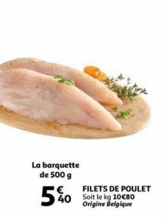 Auchan Filets De Poulet aanbieding