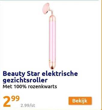 Action Beauty star elektrische gezichtsroller aanbieding