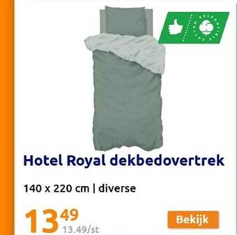 Action Hotel royal dekbedovertrek aanbieding