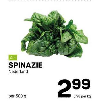 Ekoplaza Spinazie aanbieding
