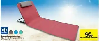 Opvouwbare strandstoel