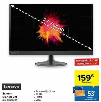 Lenovo scherm d27-30 27i