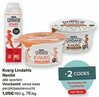 Carrefour Verse kaas perzik-passievrucht aanbieding