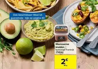 Carrefour Mexicaanse kruiden aanbieding