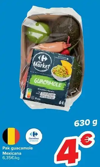 Pak guacamole mexicana