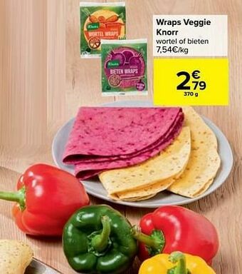 Wraps veggie knorr