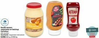 Carrefour Mayonaise met eieren aanbieding