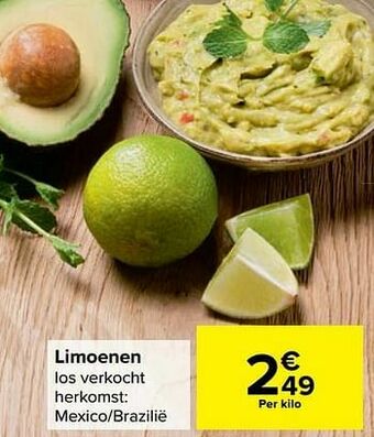 Carrefour Limoenen aanbieding