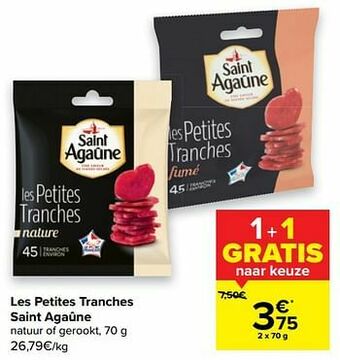 Carrefour Les petites tranches saint agaûne aanbieding