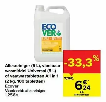Carrefour Allesreiniger aanbieding