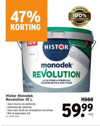 Histor Monodek Revolution 10L