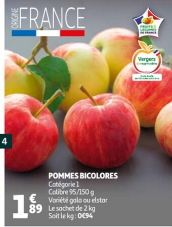 Auchan Pommes Bicolores aanbieding