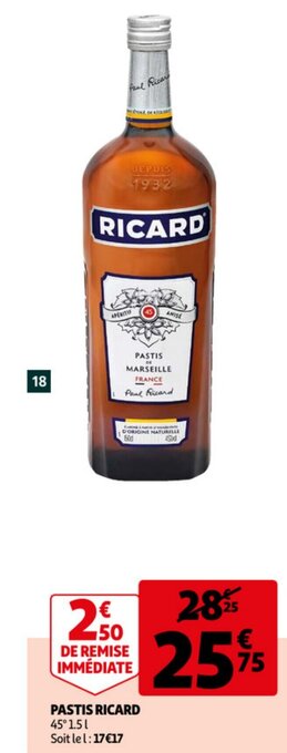 Ricard Pastis 1.5L