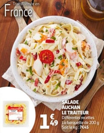 Auchan Salade Auchan Le Traiteur aanbieding