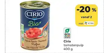 Bio Planet Cirio tomatenpulp aanbieding