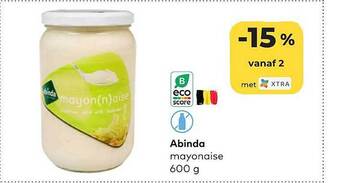 Bio Planet Abinda mayonaise aanbieding