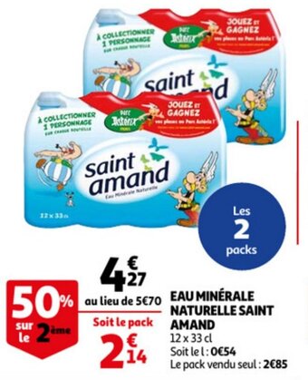 Auchan Saint Amand Eau Minerale Naturelle aanbieding