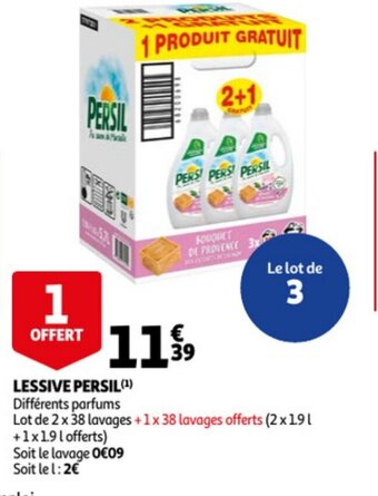 Auchan Lessive Persil aanbieding