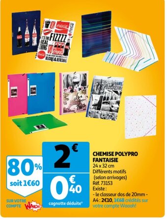 Chemise Polypro Fantaisie