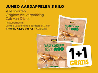 Jumbo Jumbo Aardappelen 3 Kilo aanbieding