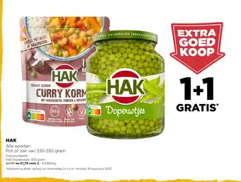 Jumbo Hak Doperwtjes 350gram Alle Soorten aanbieding