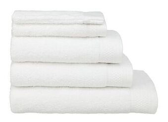 HEMA HEMA Handdoeken - Hotel Extra Zwaar Wit (wit) aanbieding