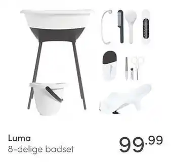 Luma 8-delige badset