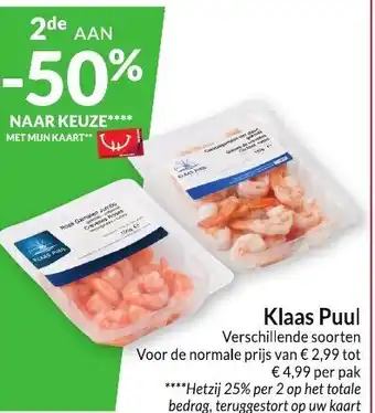 Intermarché Klaas Puul Verschillende soorten aanbieding