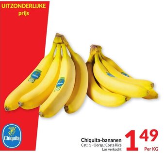Intermarché Chiquita-bananen aanbieding