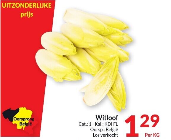 Intermarché Witloof aanbieding