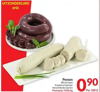 Intermarché Pensen wit of zwart 100 g aanbieding