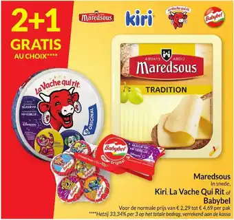 Intermarché Maredsous, Kiri, La Vache Qui Rit of Babybel aanbieding