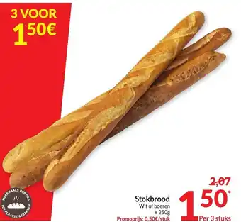 Intermarché Stokbrood wit of boeren aanbieding