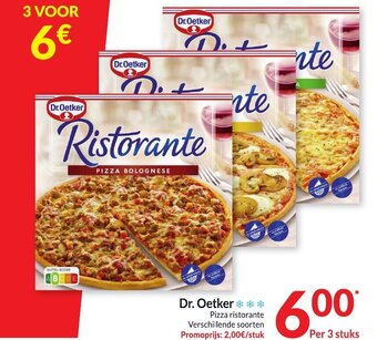 Intermarché Dr. Oetker Pizza ristorante aanbieding