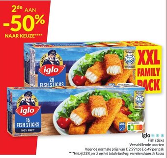 Intermarché Iglo Fish sticks aanbieding
